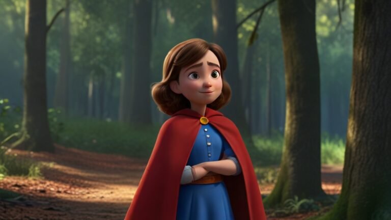 Kırmızı Pelerinli Kızın Macerası Masalı