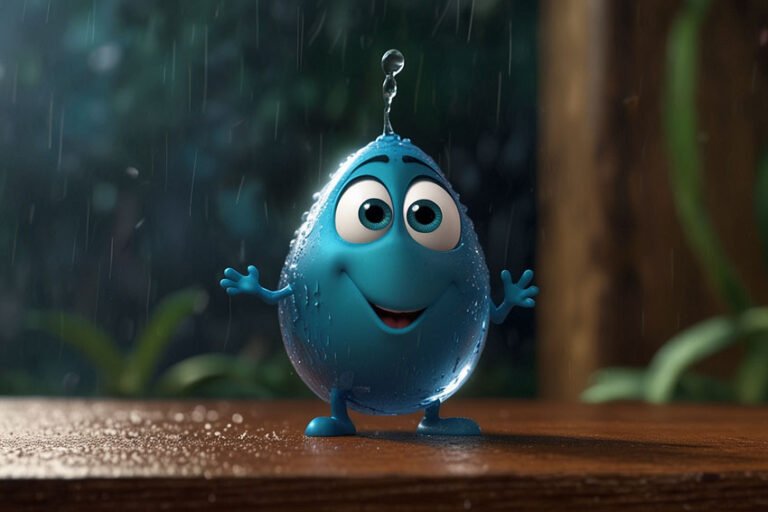 Cesur Küçük Damla ve Büyük Yolculuk Masalı